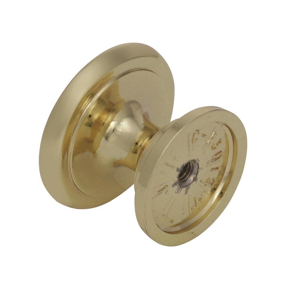 Amerock Polished Brass Allison Value 1-1/4 in (32 mm) Diameter Polished Brass Cabinet Knob 