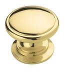 Amerock Polished Brass Allison Value 1-1/4 in (32 mm) Diameter Polished Brass Cabinet Knob 