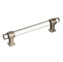 5-1/16 in. Center-to-Center Pull in Clear/Polished Nickel