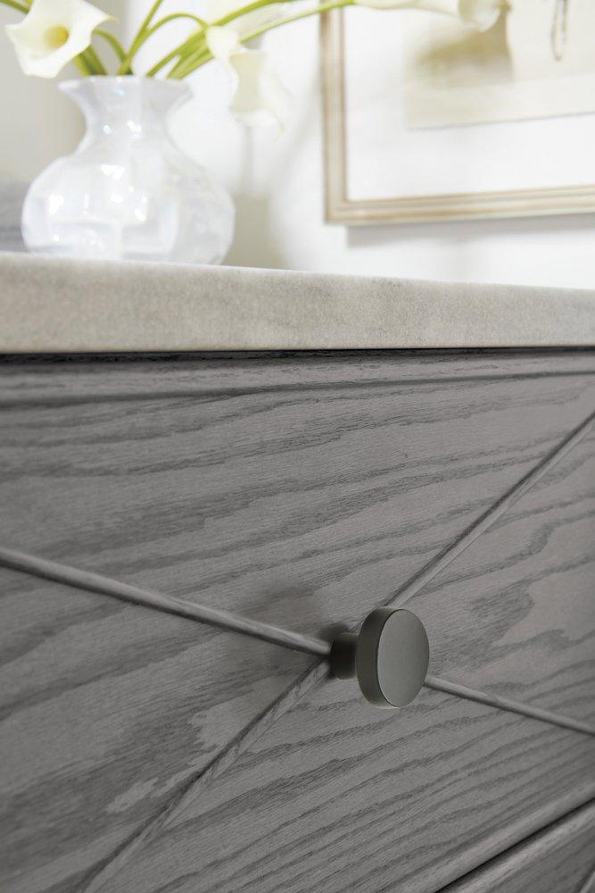 Amerock Black Bronze Blackrock 1-5/8 in (44 mm) Diameter Black Bronze Cabinet Knob 