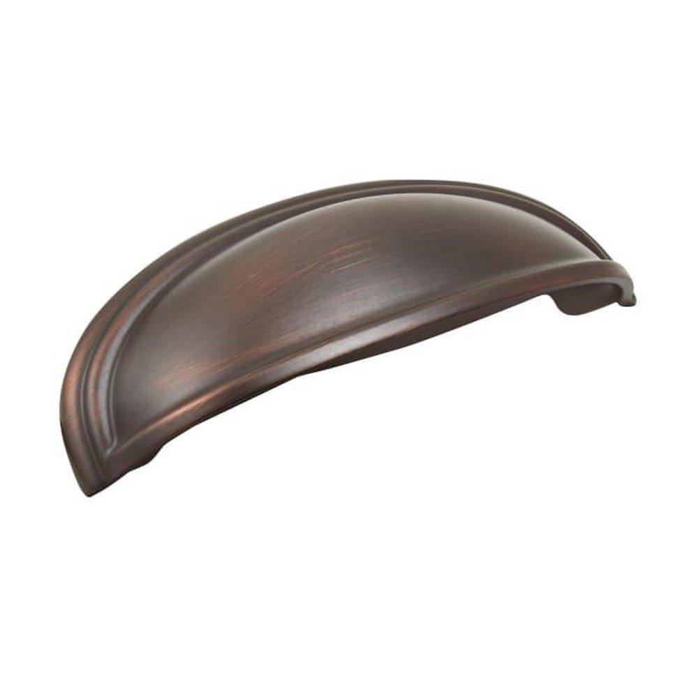 Amerock Oil Rubbed Bronze 3 & 4 in. Center-to-Center Cup Pull 