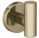 Arrondi Single Robe Hook in Brushed Bronze/Golden Champagne 