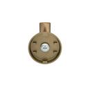 Arrondi Single Robe Hook in Brushed Bronze/Golden Champagne 
