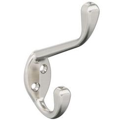 Single Robe Hook in Satin Nickel