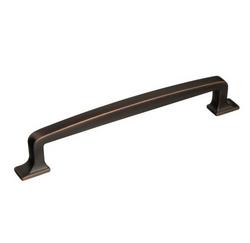 6-5/16 in. Center-to-Center Cabinet Pull in Oil Rubbed Bronze