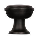 Amerock Black Bronze Westerly 1-3/16 in (30 mm) Diameter Black Bronze Cabinet Knob 