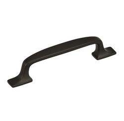 3-3/4 in. Center-to-Center Cabinet Pull in Black Bronze