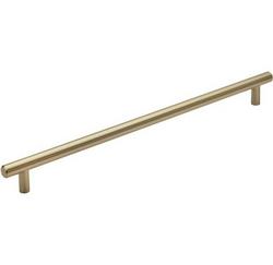 18 in. Center-to-Center Appliance Pull in Golden Champagne