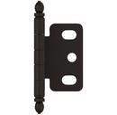 3/4 in. Partial Wrap Full Inset Ball Tip Hinge in Oil Rubbed Bronze