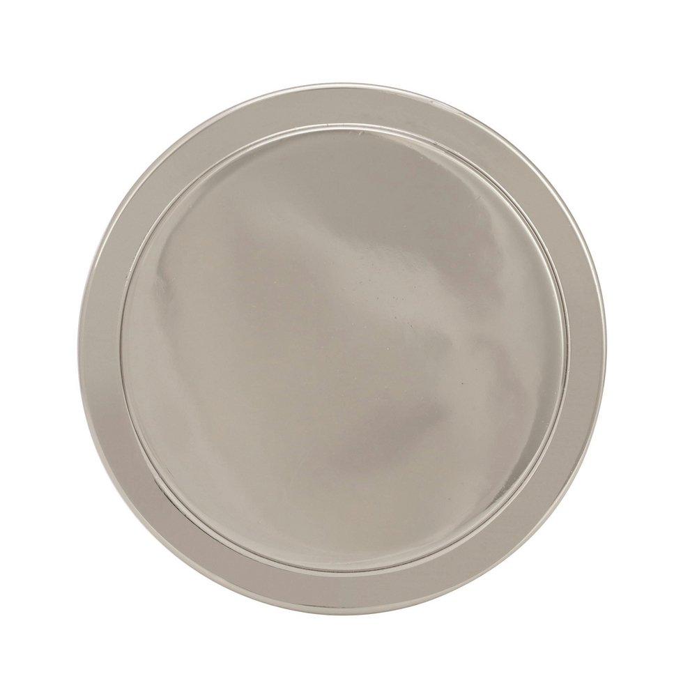 Oberon 1-3/4 in (44 mm) Diameter Polished Nickel Cabinet Knob 