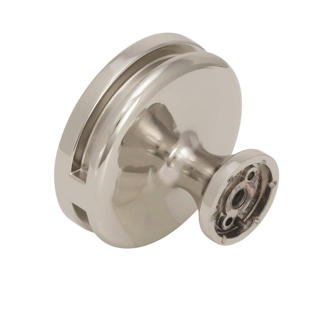 Oberon 1-3/4 in (44 mm) Diameter Polished Nickel Cabinet Knob 
