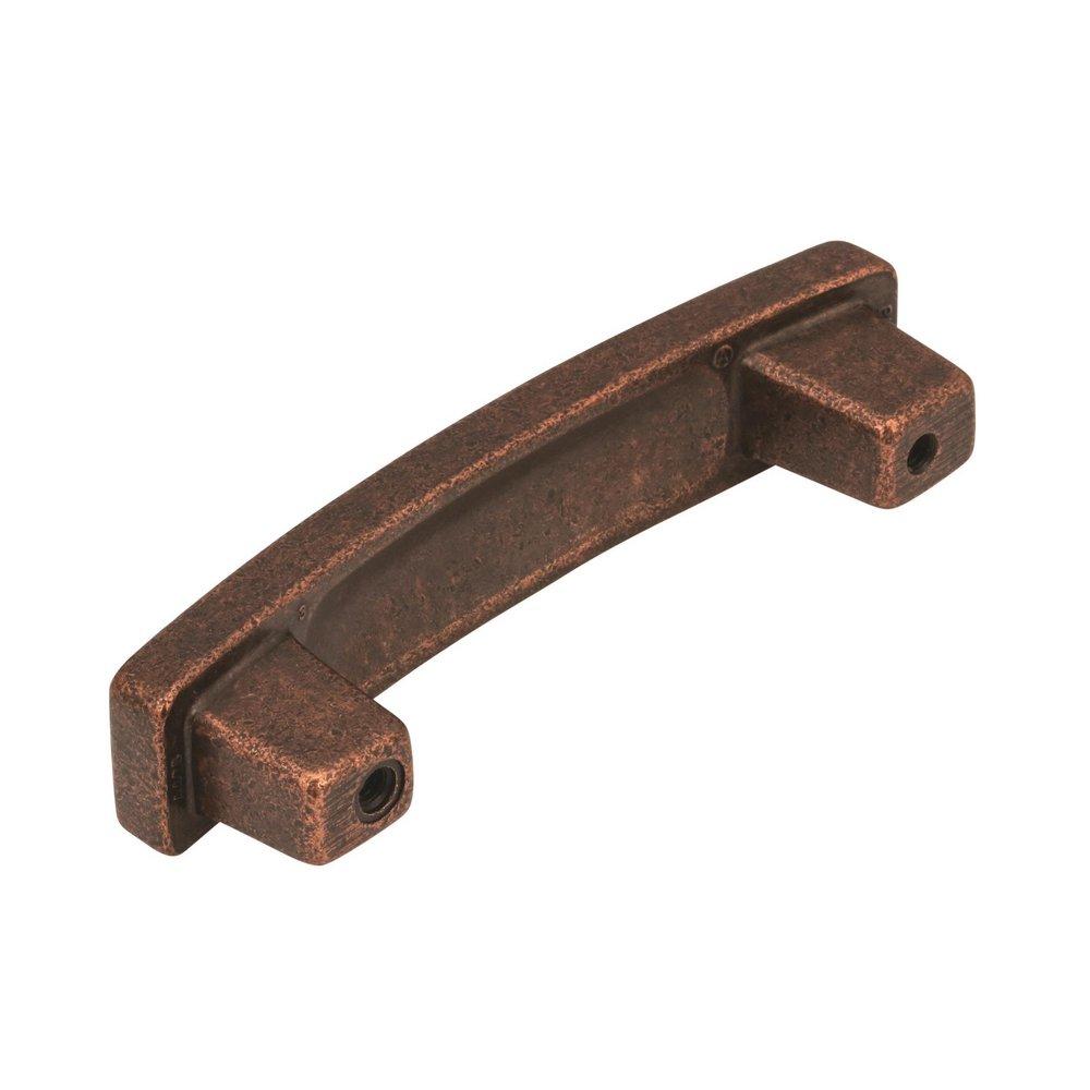 Amerock Rustic Bronze Forgings 3 in (76 mm) Center-to-Center Rustic Bronze Cabinet Pull 