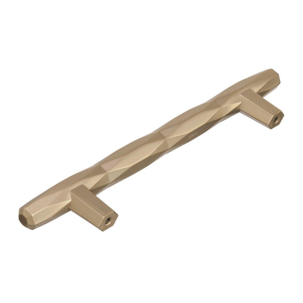 Amerock Golden Champagne St. Vincent 5-1/16 in (128 mm) Center-to-Center Golden Champagne Cabinet Pull 