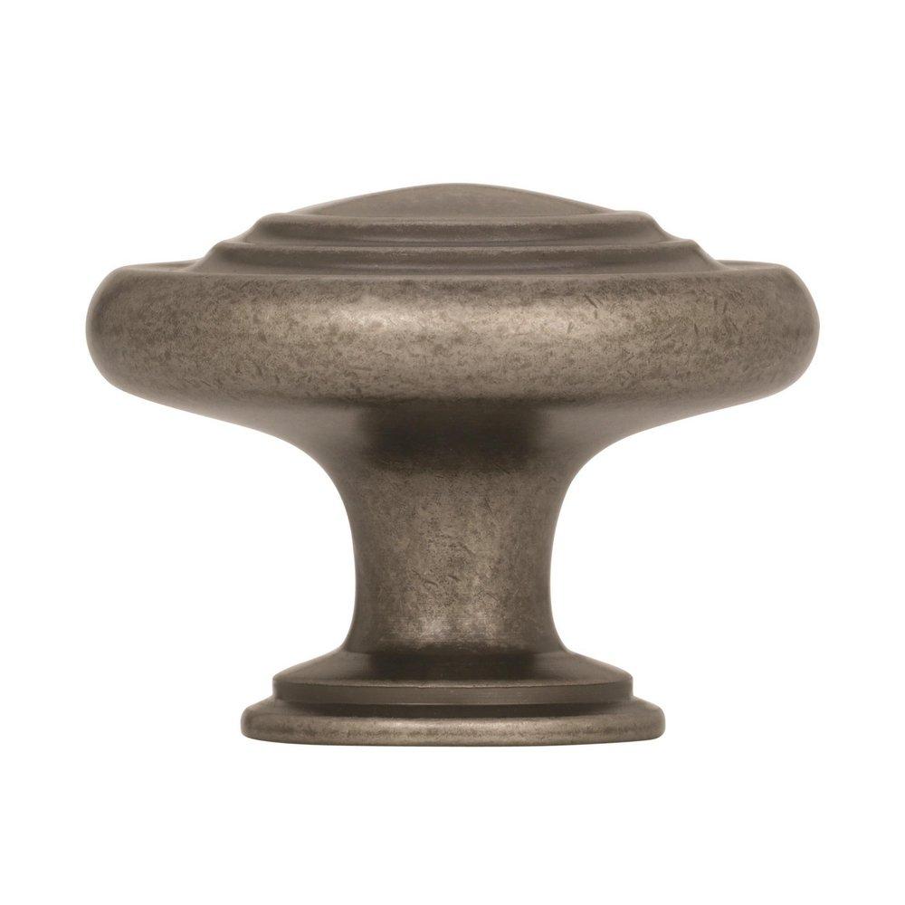 Amerock Weathered Nickel Inspirations 1-5/16 in (33 mm) Diameter Weathered Nickel Cabinet Knob 