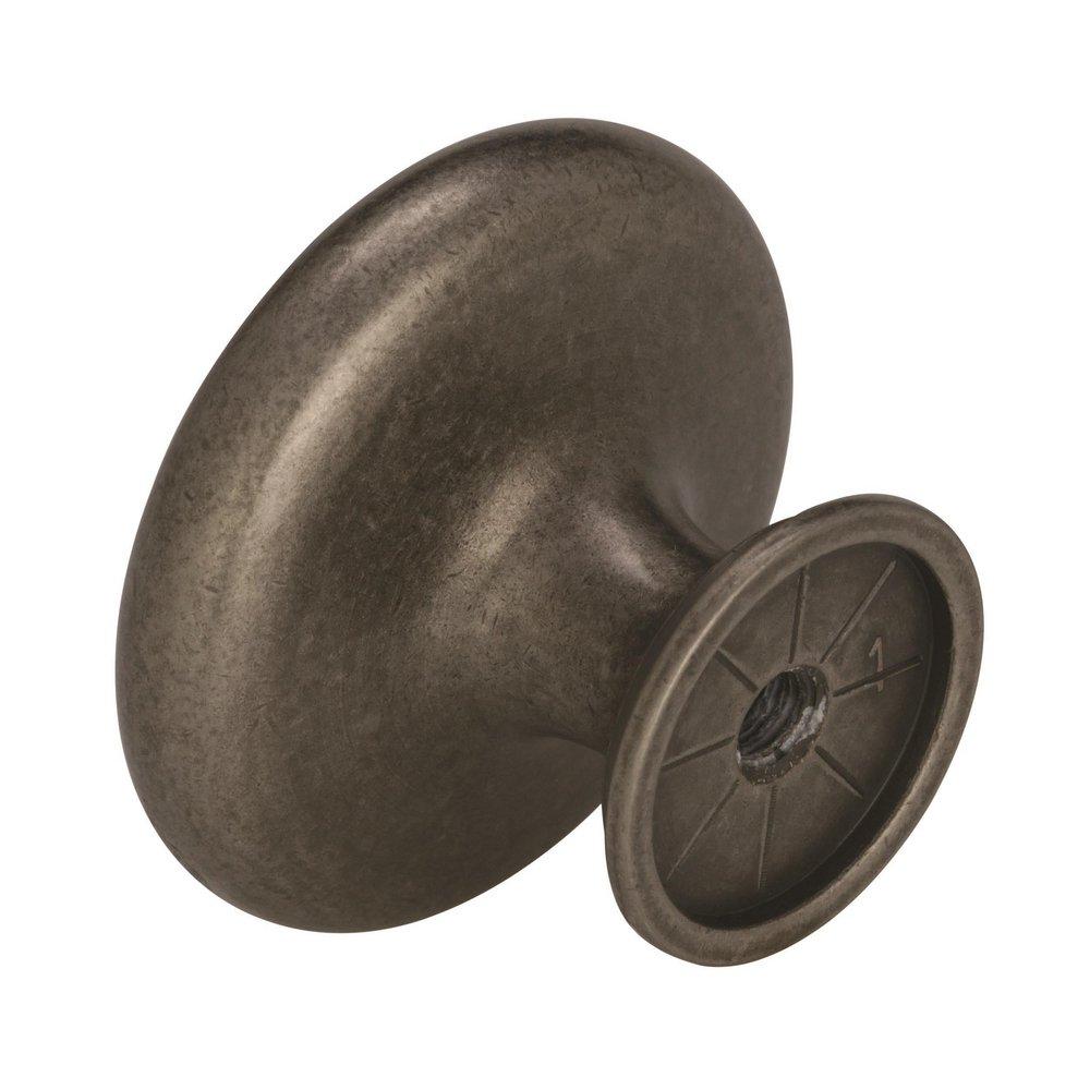 Amerock Weathered Nickel Inspirations 1-5/16 in (33 mm) Diameter Weathered Nickel Cabinet Knob 