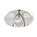 Amerock Clear/Polished Nickel Glacio 1-3/4 in (44 mm) Length Clear/Polished Nickel Cabinet Knob 