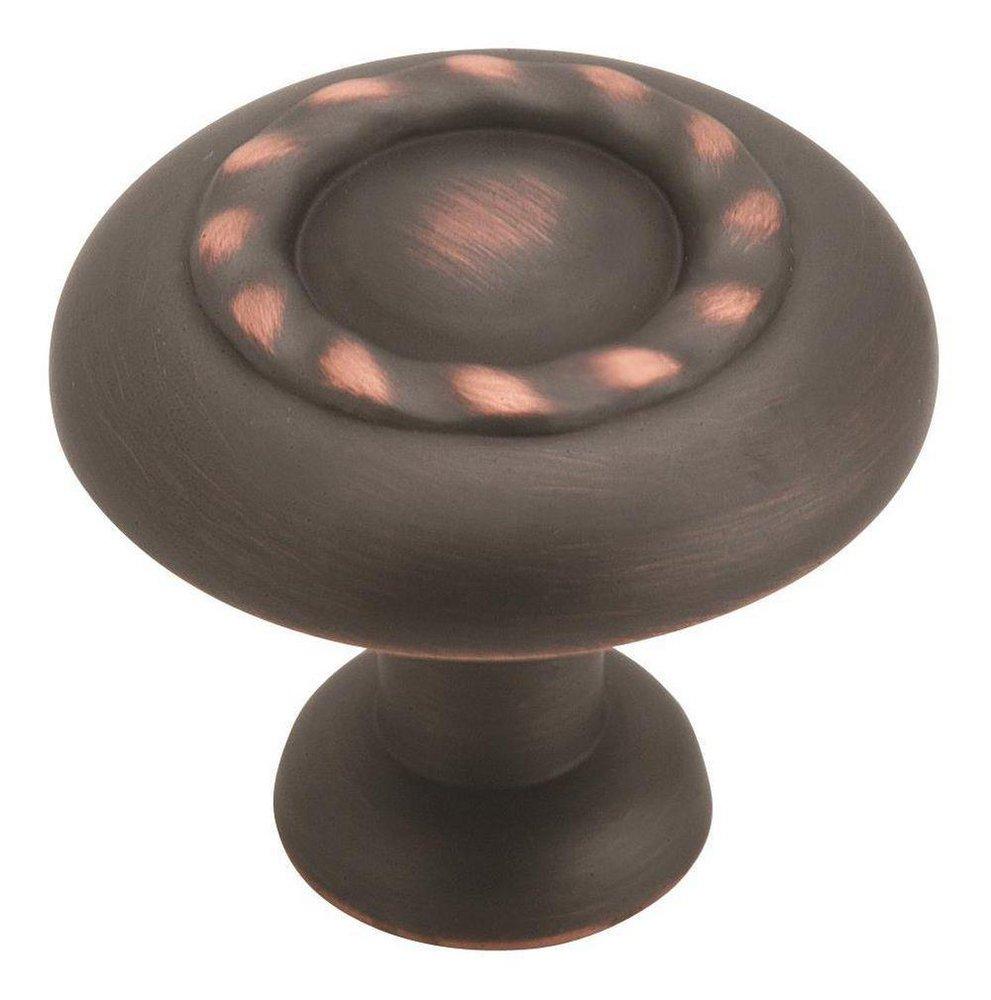 Amerock Oil Rubbed Bronze Inspirations 1-1/4 in (32 mm) Diameter Oil-Rubbed Bronze Cabinet Knob 