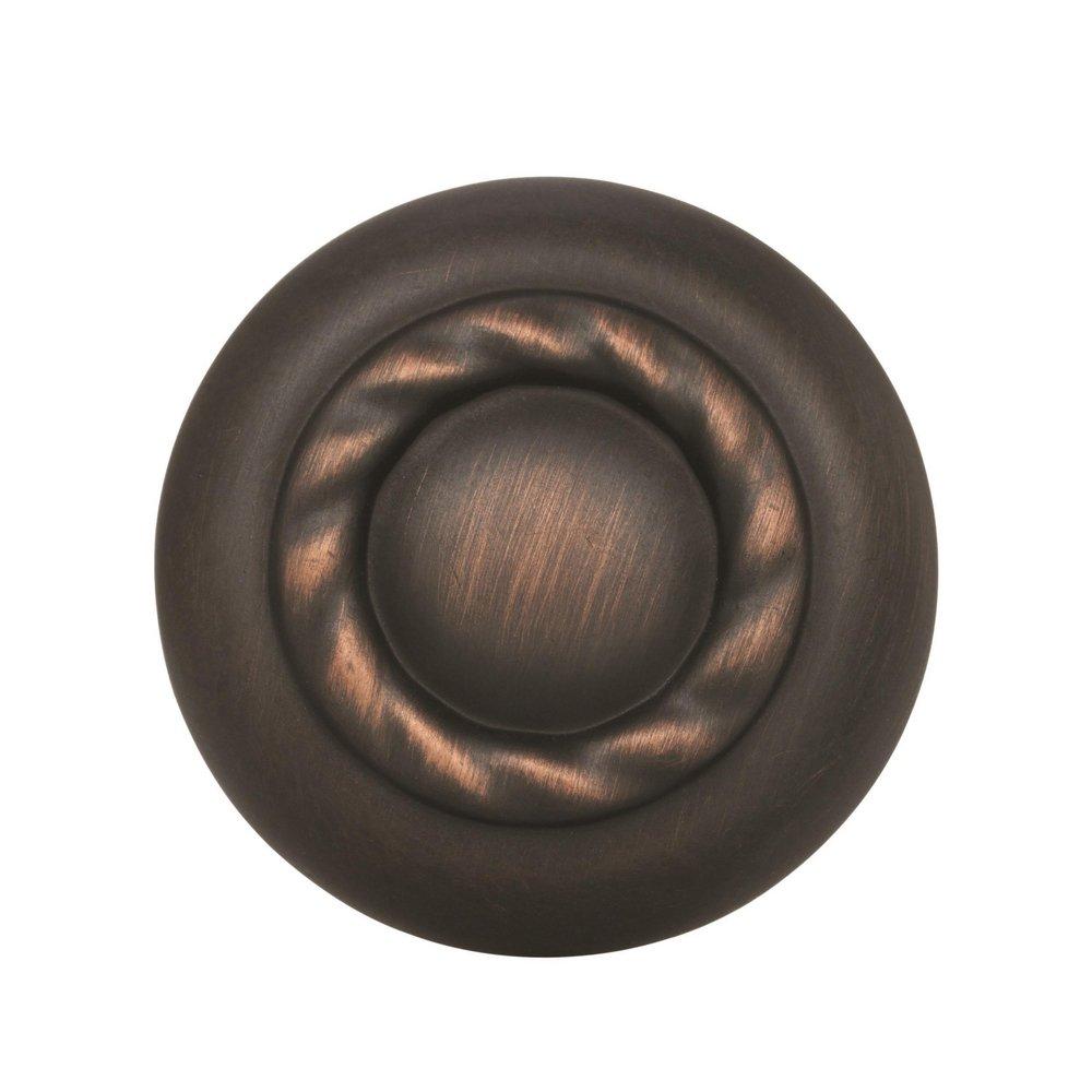Amerock Oil Rubbed Bronze Inspirations 1-1/4 in (32 mm) Diameter Oil-Rubbed Bronze Cabinet Knob 