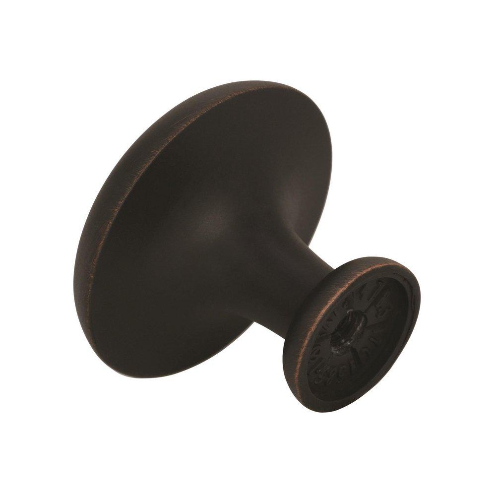 Amerock Oil Rubbed Bronze Inspirations 1-1/4 in (32 mm) Diameter Oil-Rubbed Bronze Cabinet Knob 