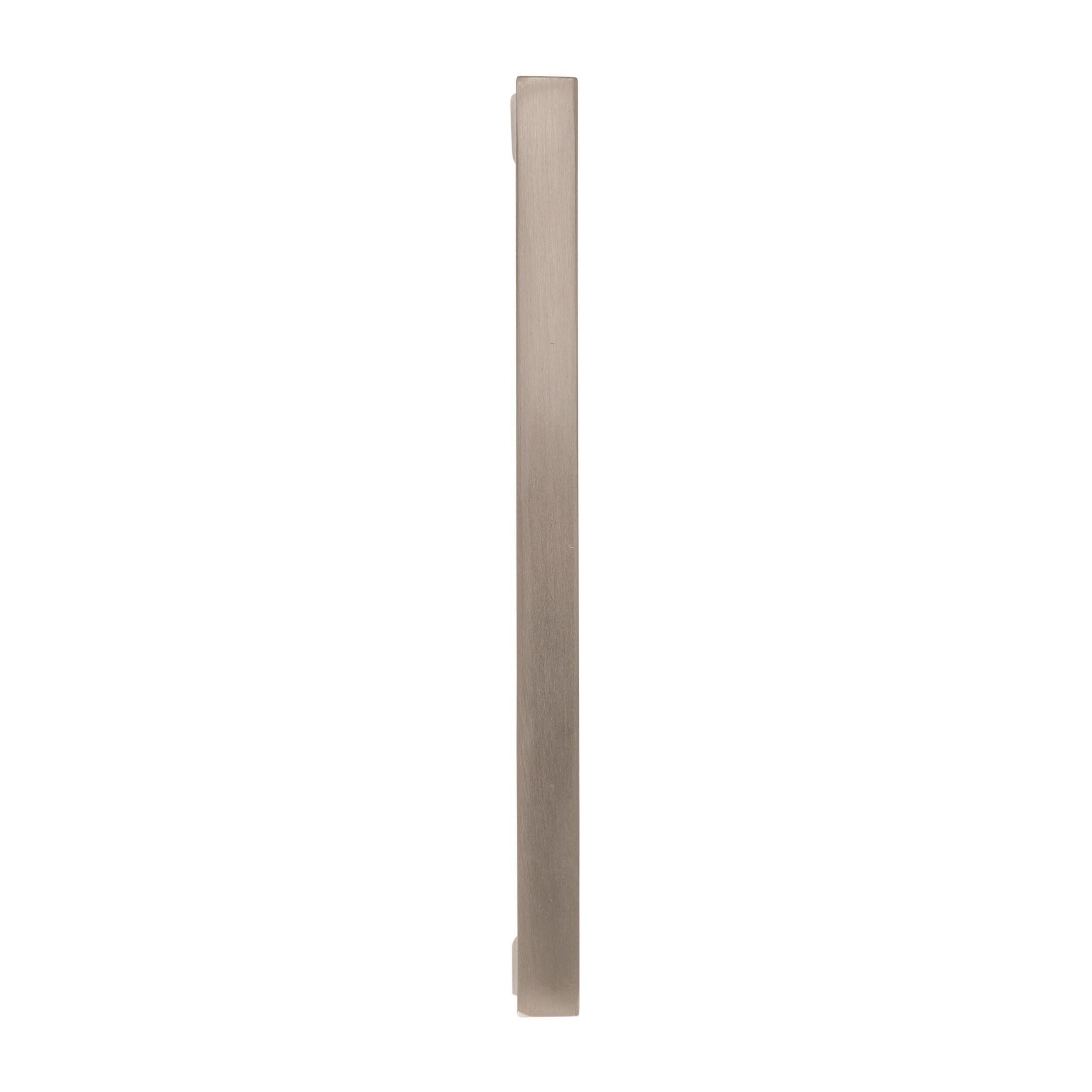 Amerock Brushed Satin Nickel Monument 5-1/16 in (128 mm) Center-to-Center Satin Nickel Cabinet Pull 