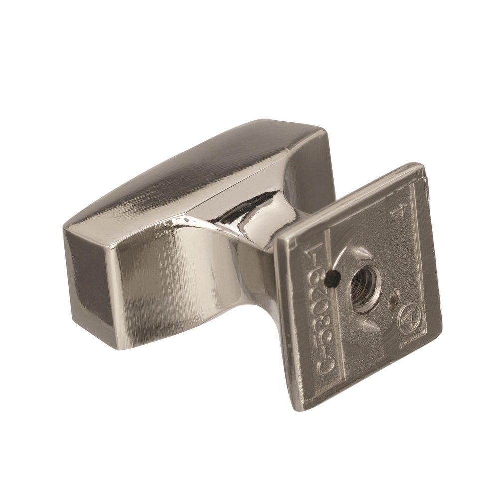 Amerock Polished Nickel Mulholland 1-1/4 in (32 mm) Length Polished Nickel Cabinet Knob 