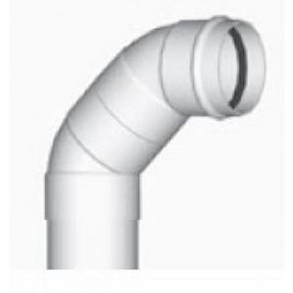 Spigot x Grooved PVC 90 Degree Elbow 
