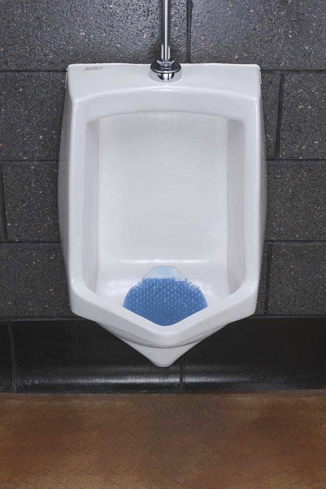 Fresh Products Blue 8 x 7-1/4 x 1 in. EVA Cotton Blossom Urinal Screen in Blue 