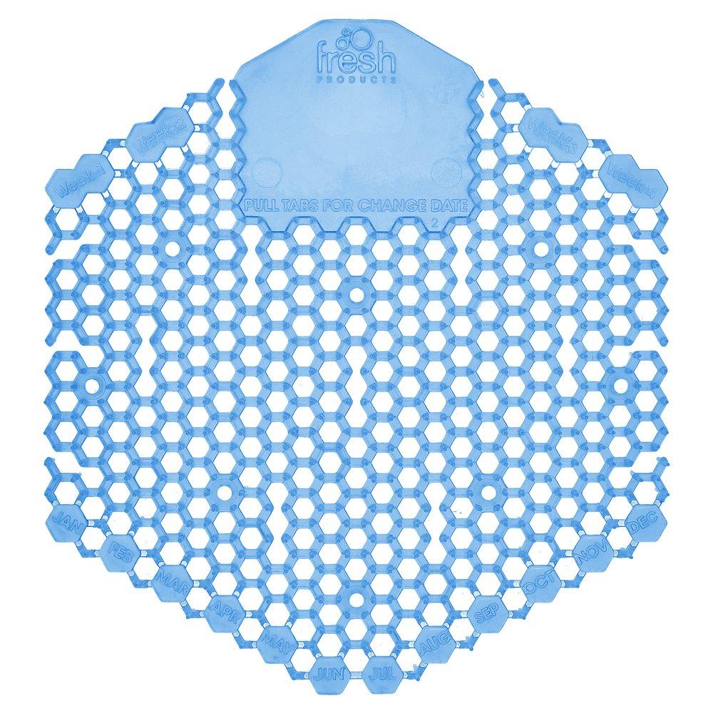 Fresh Products Blue 7 x 6-1/2 x 2/3 in. EVA Cotton Blossom Urinal Screen Deodorizer in Blue 