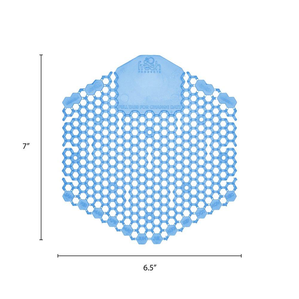 Fresh Products Blue 7 x 6-1/2 x 2/3 in. EVA Cotton Blossom Urinal Screen Deodorizer in Blue 