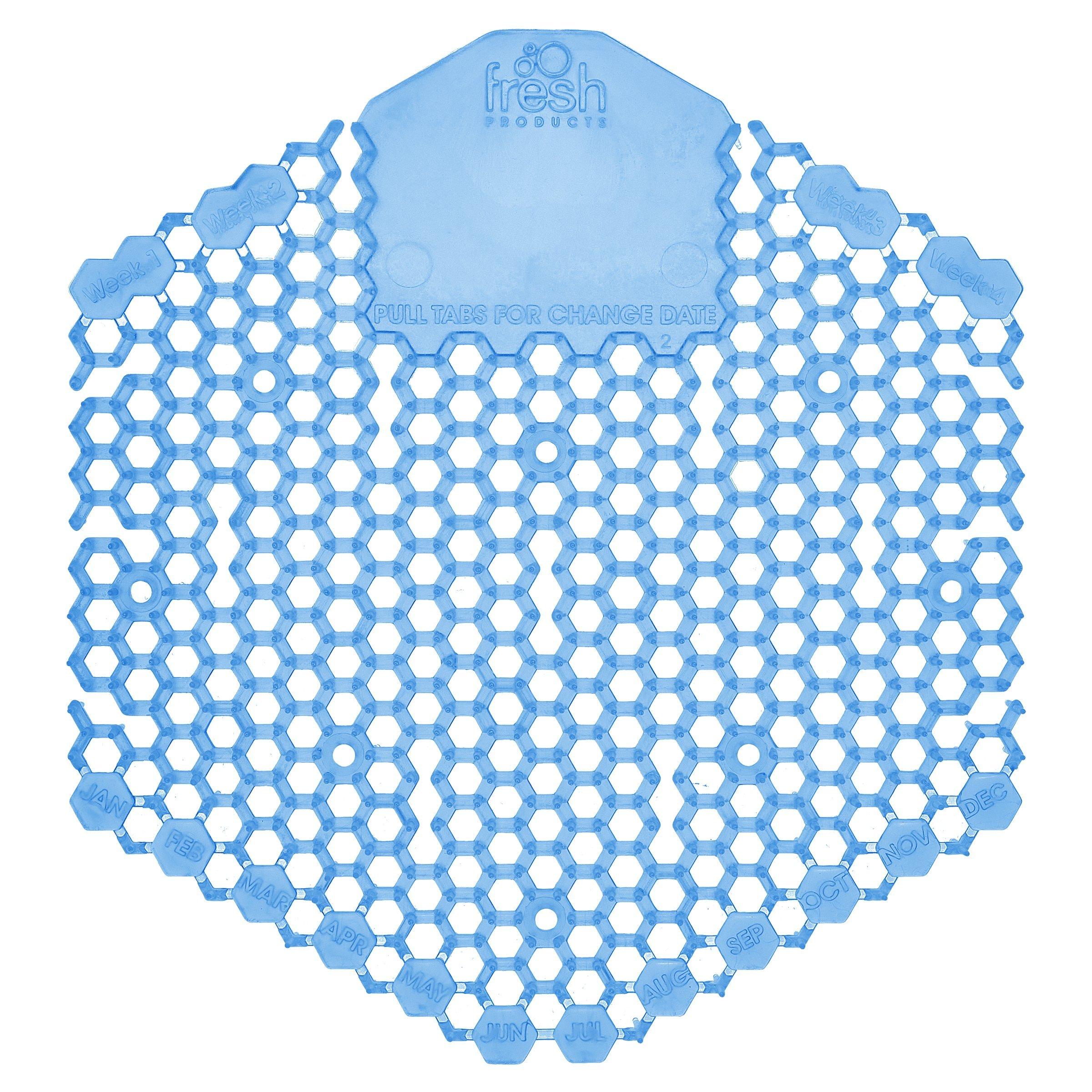 Fresh Products Blue 7 x 6-1/2 x 2/3 in. EVA Cotton Blossom Urinal Screen Deodorizer in Blue 