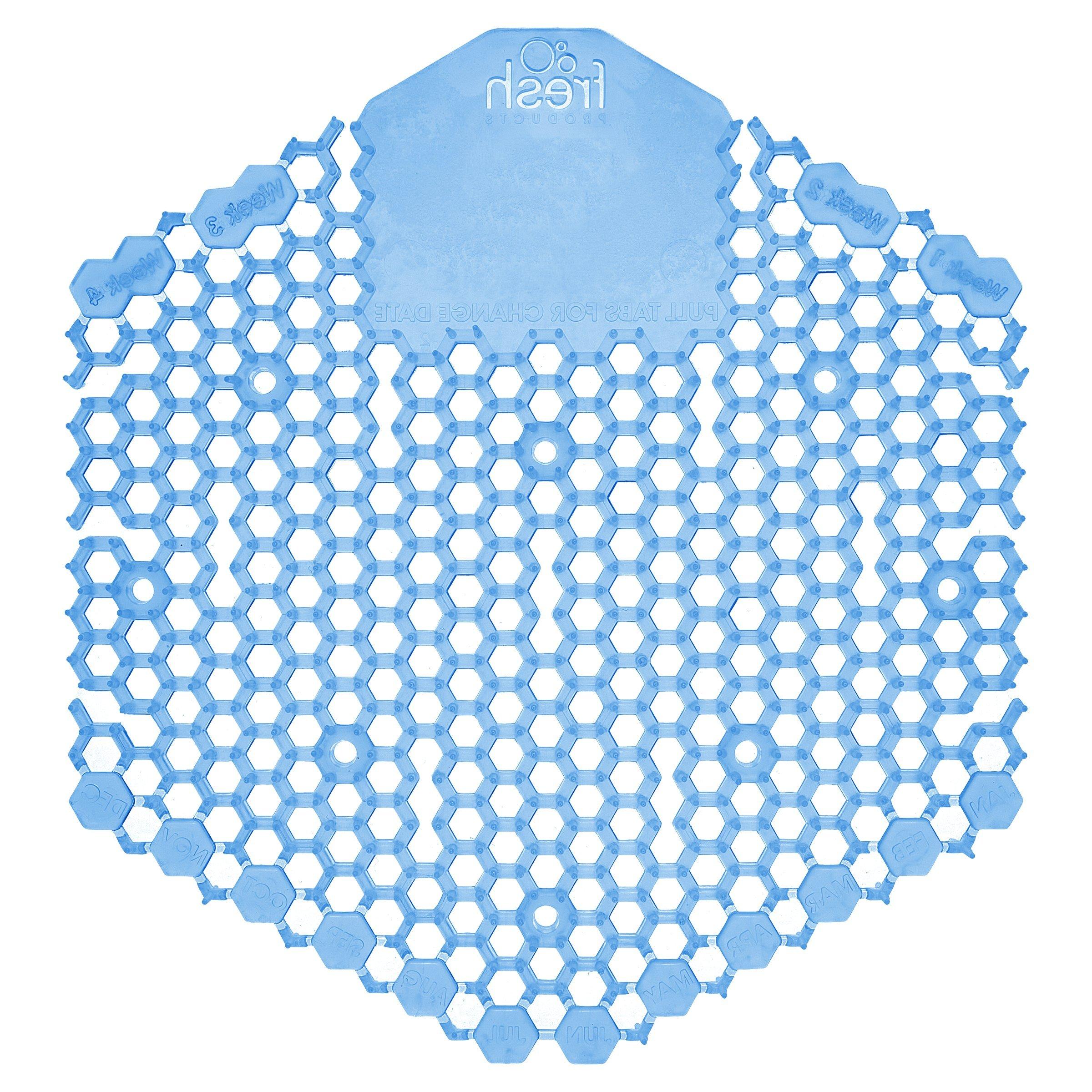 Fresh Products Blue 7 x 6-1/2 x 2/3 in. EVA Cotton Blossom Urinal Screen Deodorizer in Blue 