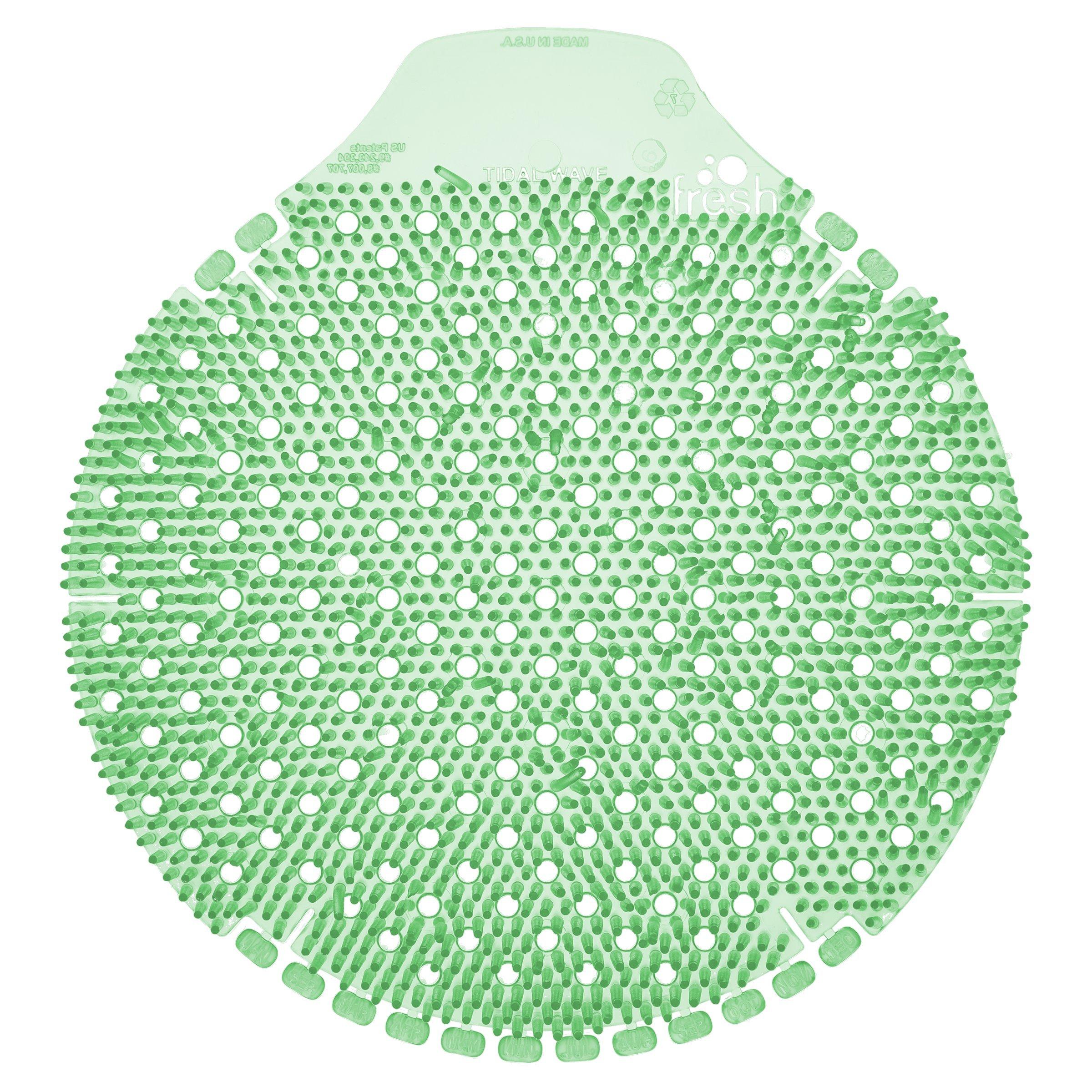 Fresh Products Green 8 x 7-1/4 x 1 in. EVA Cucumber Melon Urinal Screen in Green 