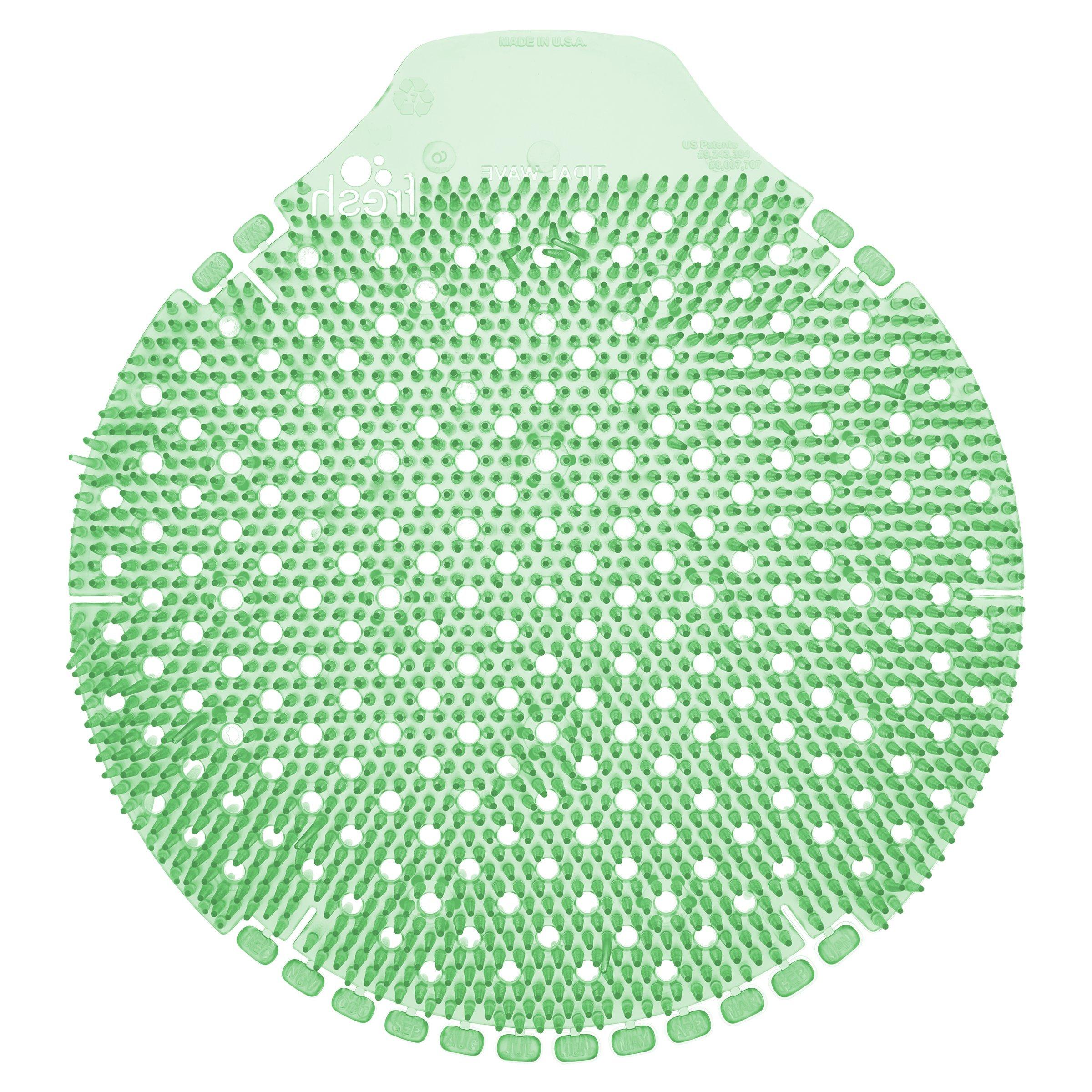 Fresh Products Green 8 x 7-1/4 x 1 in. EVA Cucumber Melon Urinal Screen in Green 