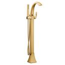Moen Brushed Gold Single Handle Lever Floor Mount Filler (Trim Only) 