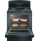 GE&reg; Black 30 in. Electric 4-Burner Coil Freestanding Range 