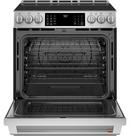 Cafe™ Stainless Steel 29-7/8 in. Electric 5-Burner Induction Slide-in Range 