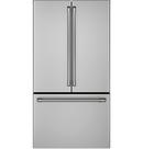 Cafe&trade; Stainless Steel 35-3/4 in. 15.93 cu. ft. Counter Depth and French Door Refrigerator 