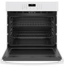 GE&reg; White 29-3/4 in. 5 cu. ft. Single Oven 
