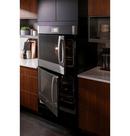 GE Profile™ Stainless Steel/Brushed Stainless 29-3/4 in. 10 cu. ft. 40A Swing Door Wall Mount Double Oven 