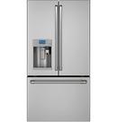 Cafe™ Stainless Steel 35-3/4 in. 14.92 cu. ft. Counter Depth and French Door Refrigerator