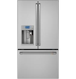 35-3/4 in. 22.2 cu. ft. Counter Depth and French Door Refrigerator in Stainless Steel