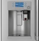 Cafe&trade; Stainless Steel 35-3/4 in. 14.92 cu. ft. Counter Depth and French Door Refrigerator 