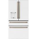 Cafe™ Matte White 35-5/8 in. 27.8 cu. ft. French Door Refrigerator 