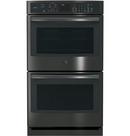 GE&reg; Black Stainless 29-3/4 in. 10 cu. ft. Double Oven 