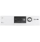 GE&reg; White 23-7/16 in. 4.3 cu. ft. Electric Dryer 