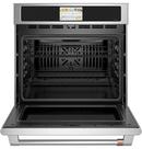 GE Caf&eacute; Stainless Steel 29-3/4 in. 5 cu. ft. Single Oven 