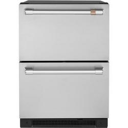 5.7 cu. ft. Double Drawer Refrigerator in Matte Black