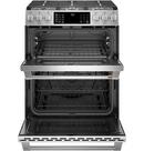 Cafe™ Stainless Steel 29-7/8 in. Gas 6-Burner Sealed Slide-in Range 