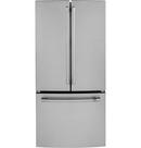 Cafe&trade; Stainless Steel 32-3/4 in. 13.59 cu. ft. Counter Depth and French Door Refrigerator 