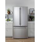 Cafe&trade; Stainless Steel 32-3/4 in. 13.59 cu. ft. Counter Depth and French Door Refrigerator 